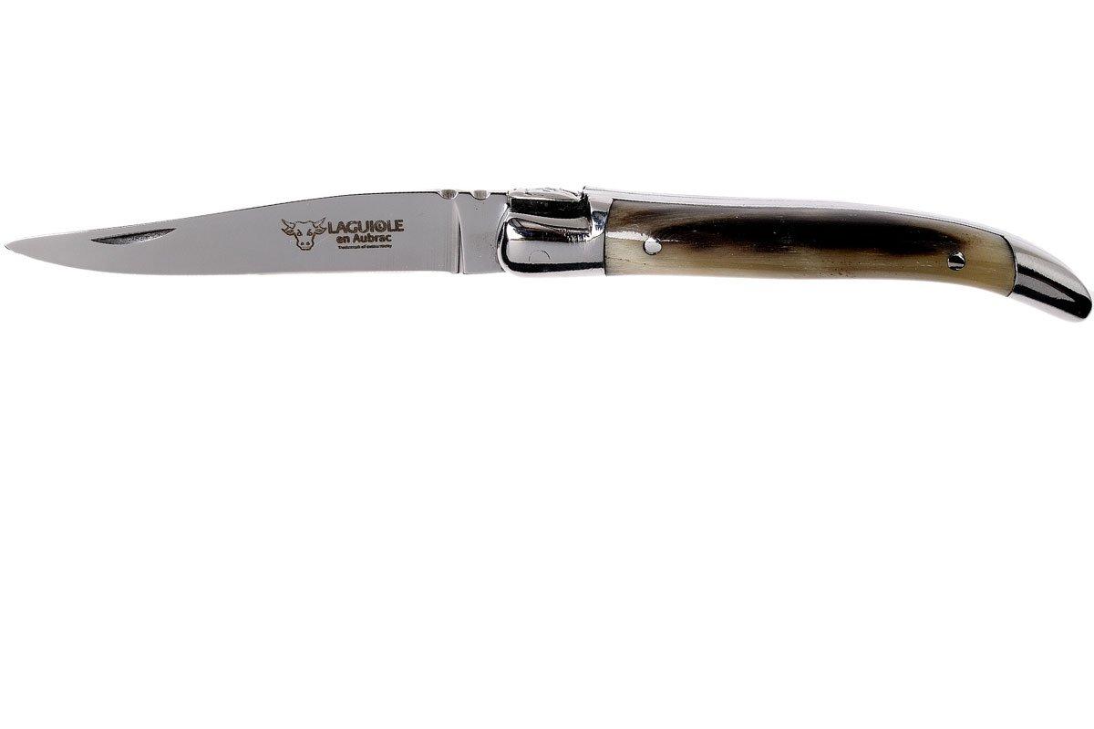 Laguiole en Aubrac pocket knife 7 cm horn, L0207PCI-SSI1