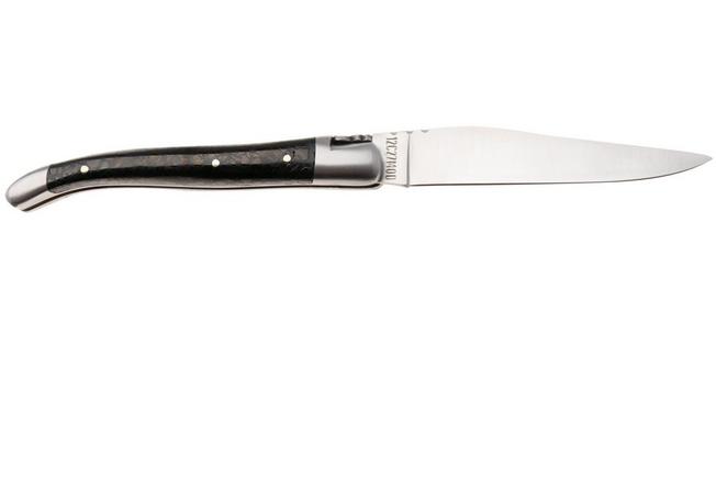 Afbeelding voor Laguiole en Aubrac L0210IIFFCHA Sandvik 12C27, Charcoal Carbon zakmes, 10 cm