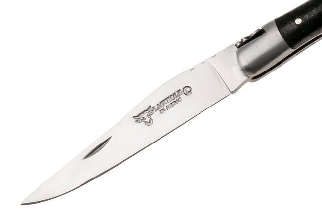 Afbeelding voor Laguiole en Aubrac L0210IIFFCHA Sandvik 12C27, Charcoal Carbon zakmes, 10 cm