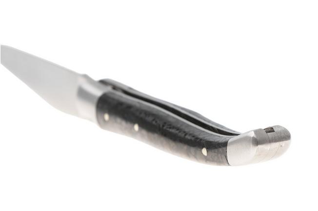 Afbeelding voor Laguiole en Aubrac L0210IIFFCHA Sandvik 12C27, Charcoal Carbon zakmes, 10 cm