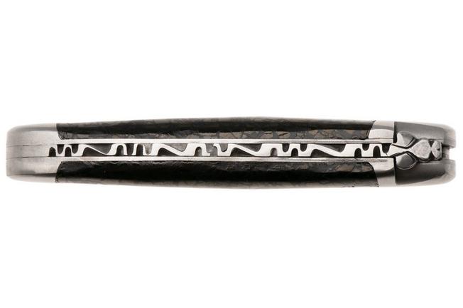 Afbeelding voor Laguiole en Aubrac L0210IIFFCHA Sandvik 12C27, Charcoal Carbon zakmes, 10 cm