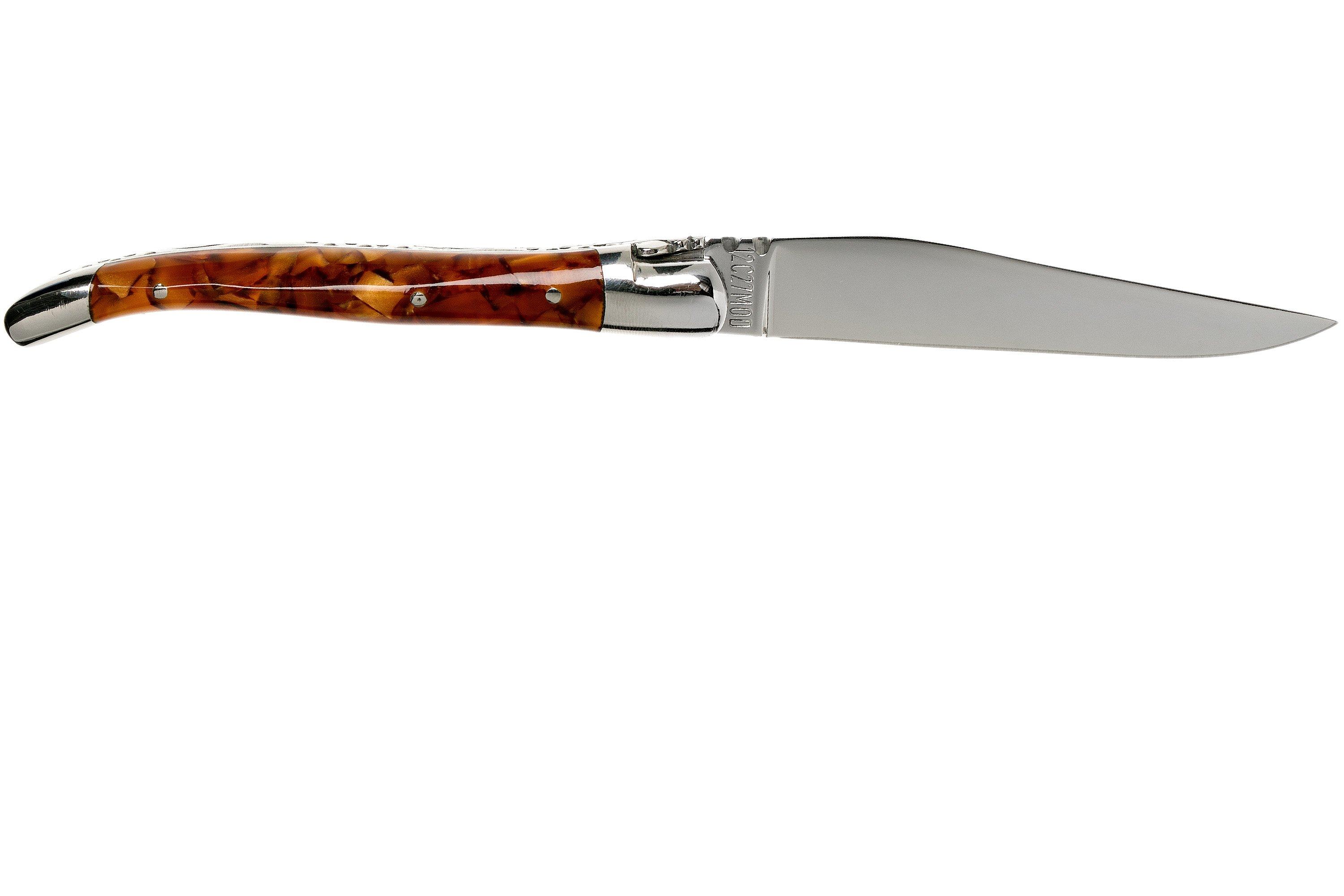 Laguiole en Aubrac L0210PPCI/FSI1 Popcorn Inlays Laguiole knife Advantageously shopping at