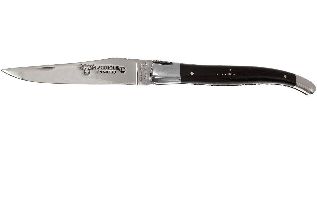 Laguiole Taschenmesser 12 Cm – Sondermodell Mit Jakobsmuschel-Motiv, Knochengriff & Sandvik-Stahlklinge Für Sammler & Pilger