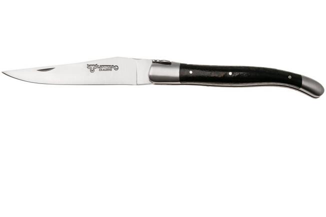 Afbeelding voor Laguiole en Aubrac L0212IIFFCHA Sandvik 12C27, Charcoal Carbon zakmes, 12 cm