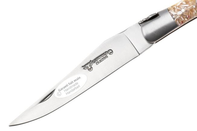 Afbeelding voor Laguiole en Aubrac L0212IIFFCQT, Sandvik 12C27, Trocha Shell zakmes, 12 cm