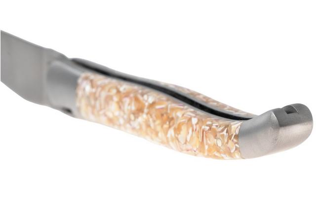 Afbeelding voor Laguiole en Aubrac L0212IIFFCQT, Sandvik 12C27, Trocha Shell zakmes, 12 cm