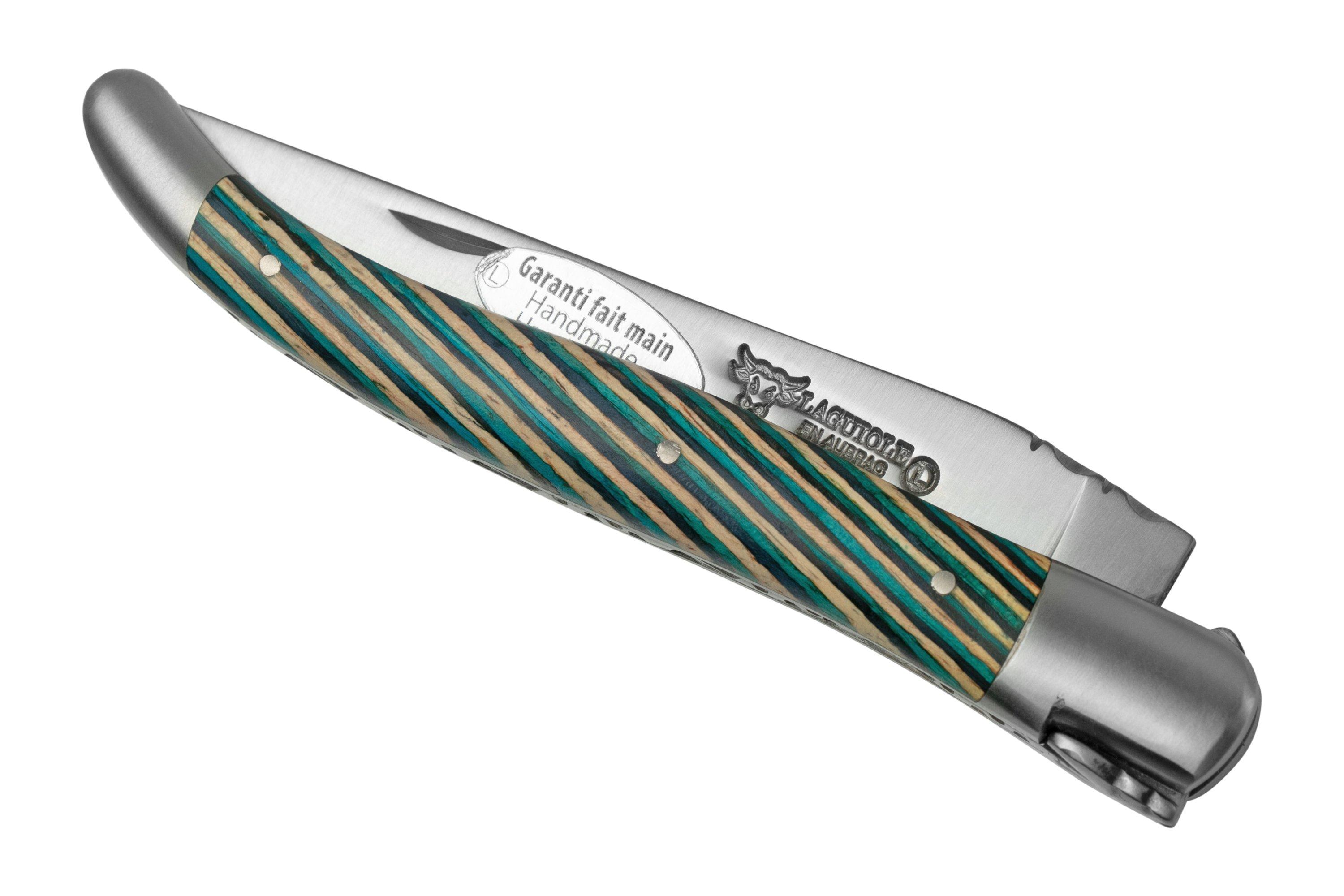 Laguiole en Aubrac Samba Turquoise L0212SATIF turquoise samba wood