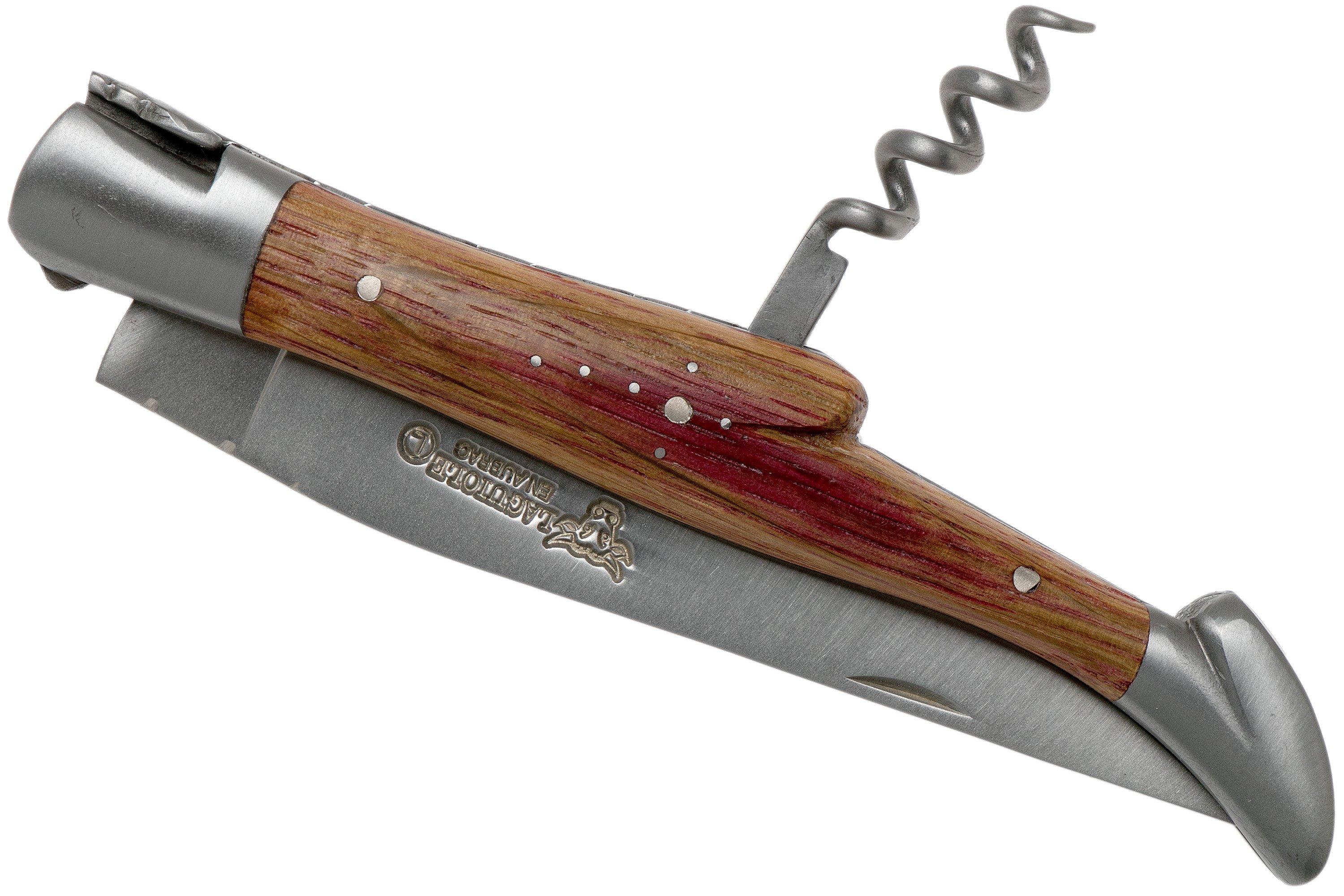 Laguiole en Aubrac 12 cm Barrique pocket knife with corkscrew