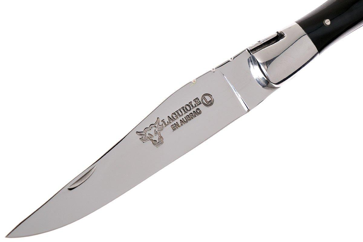 Laguiole en Aubrac 12 cm pocket knife with corkscrew horn