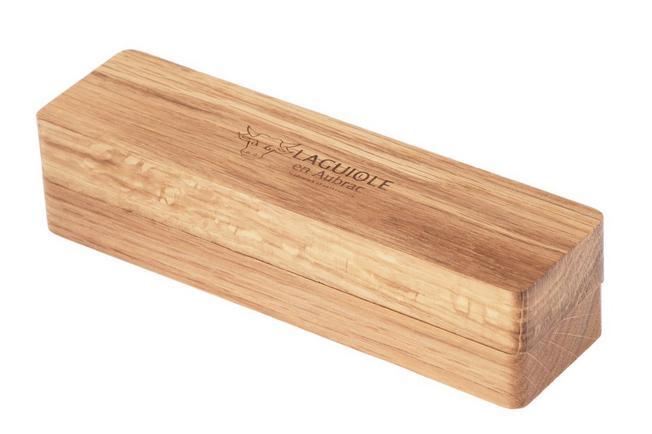 Afbeelding voor Laguiole en Aubrac Cosmos, Secret Garden Oak Leaf L0512UIHOLLSU, Sandvik 12C27, vlierhout, zakmes,12 cm