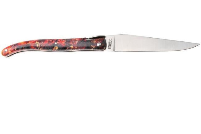 Afbeelding voor Laguiole en Aubrac Cosmos, Secret Garden Primrose L0512UIHPRLSU, Sandvik 12C27, Fire Elder Burl zakmes, 12 cm