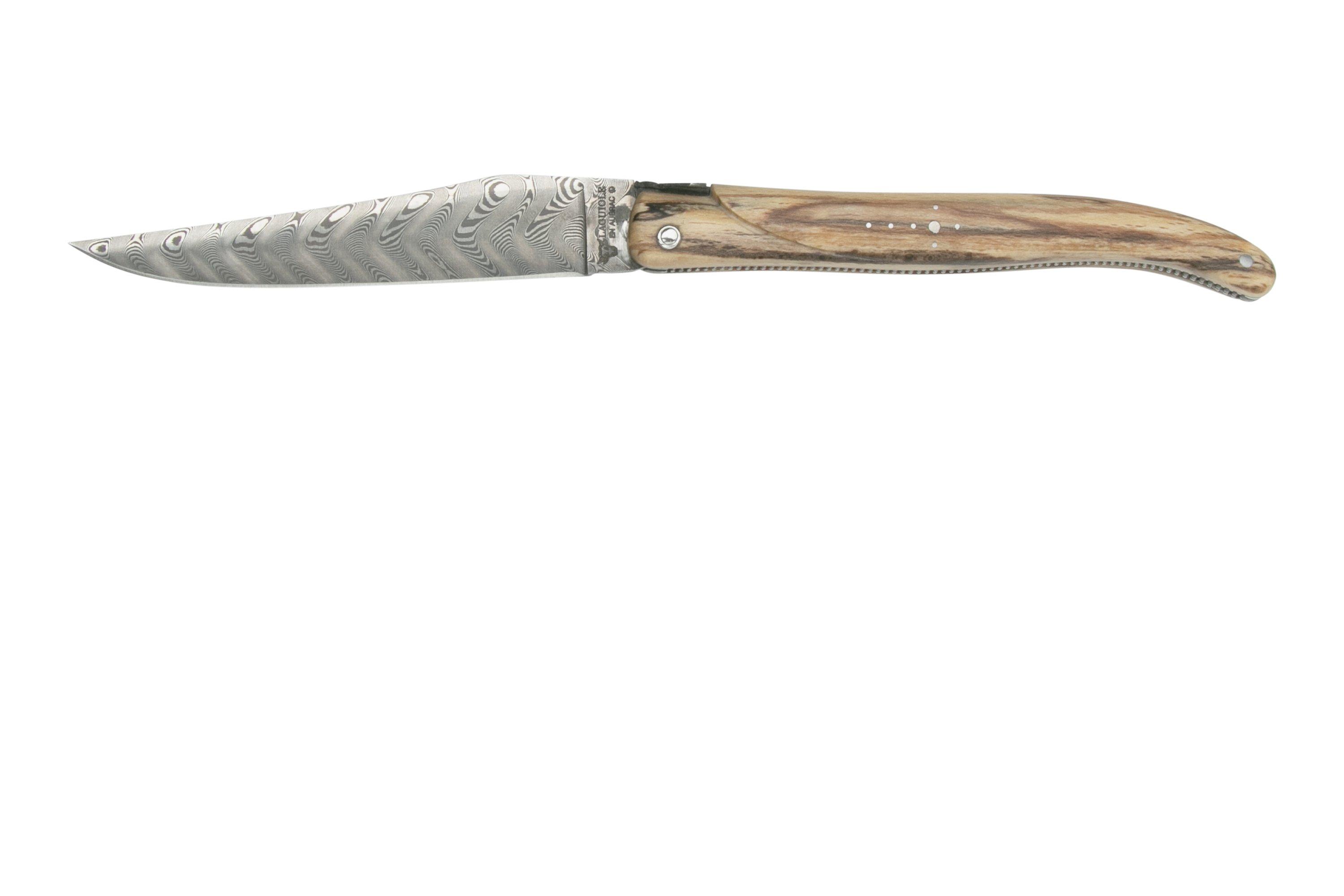 Laguiole en Aubrac Le Perlé 12 cm L0512WA6J3DB Balbach Damast Full ...