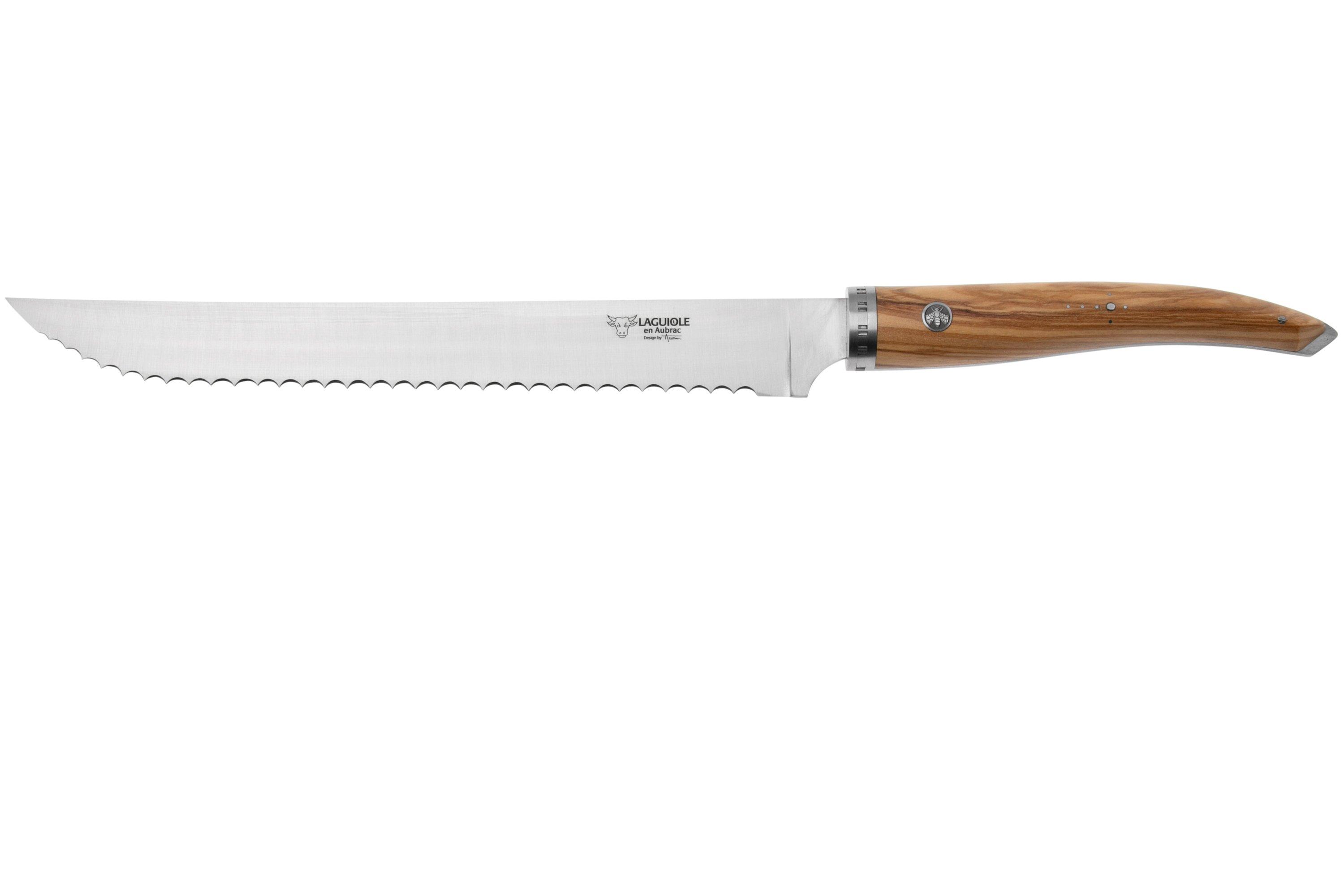 Laguiole en Aubrac Gourmet coltello da cucina 20cm legno d'ulivo | Fare