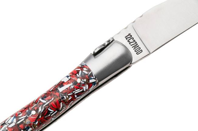 Afbeelding voor Laguiole en Aubrac Bank Cards, Brushed Stainless Steel, zakmes, 12 cm