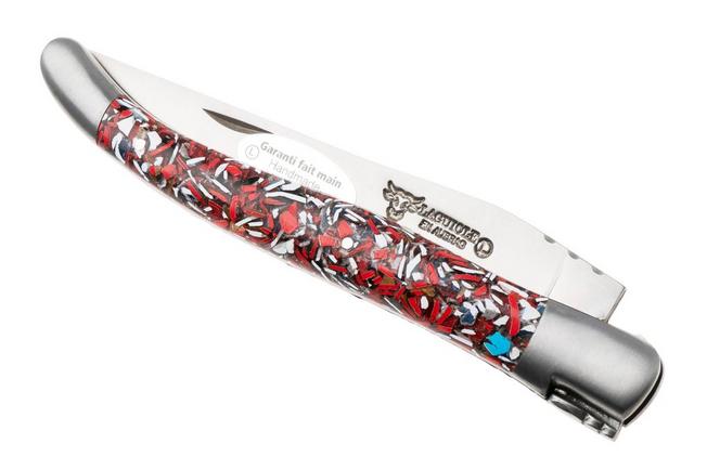 Afbeelding voor Laguiole en Aubrac Bank Cards, Brushed Stainless Steel, zakmes, 12 cm