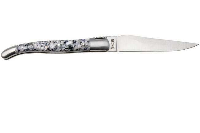 Afbeelding voor Laguiole en Aubrac Oyster and Mussel Shell, Brushed Stainless Steel, zakmes, 12 cm