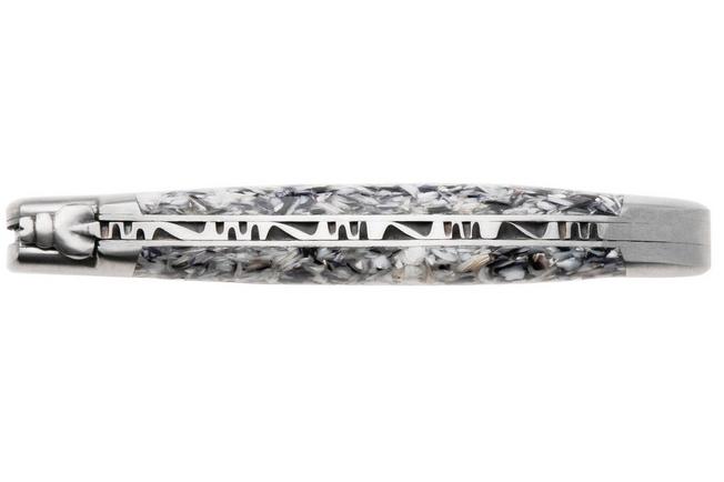 Afbeelding voor Laguiole en Aubrac Oyster and Mussel Shell, Brushed Stainless Steel, zakmes, 12 cm