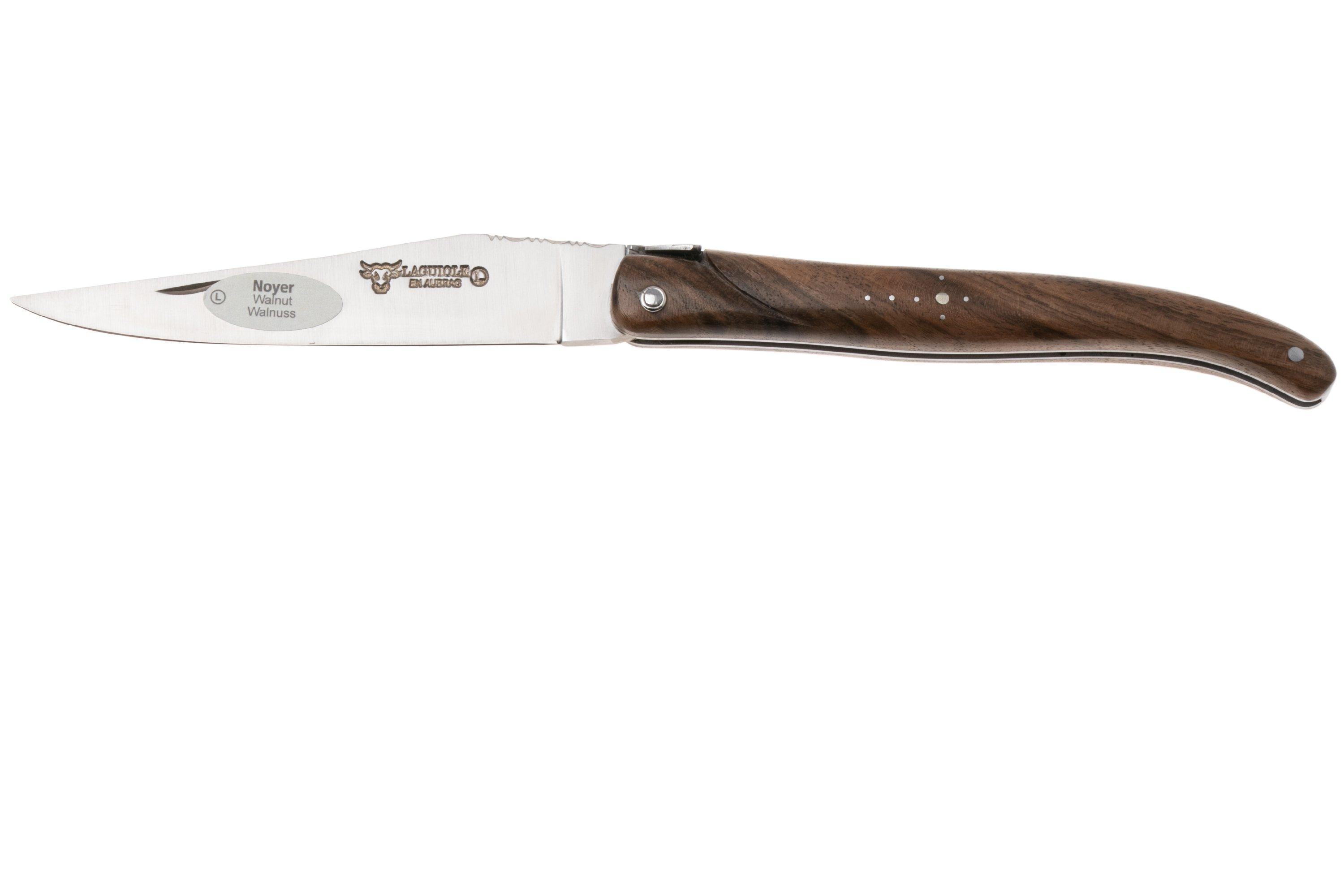 Laguiole en Aubrac Pastourelle, Full Handle, Walnut Wood, pocket knife ...