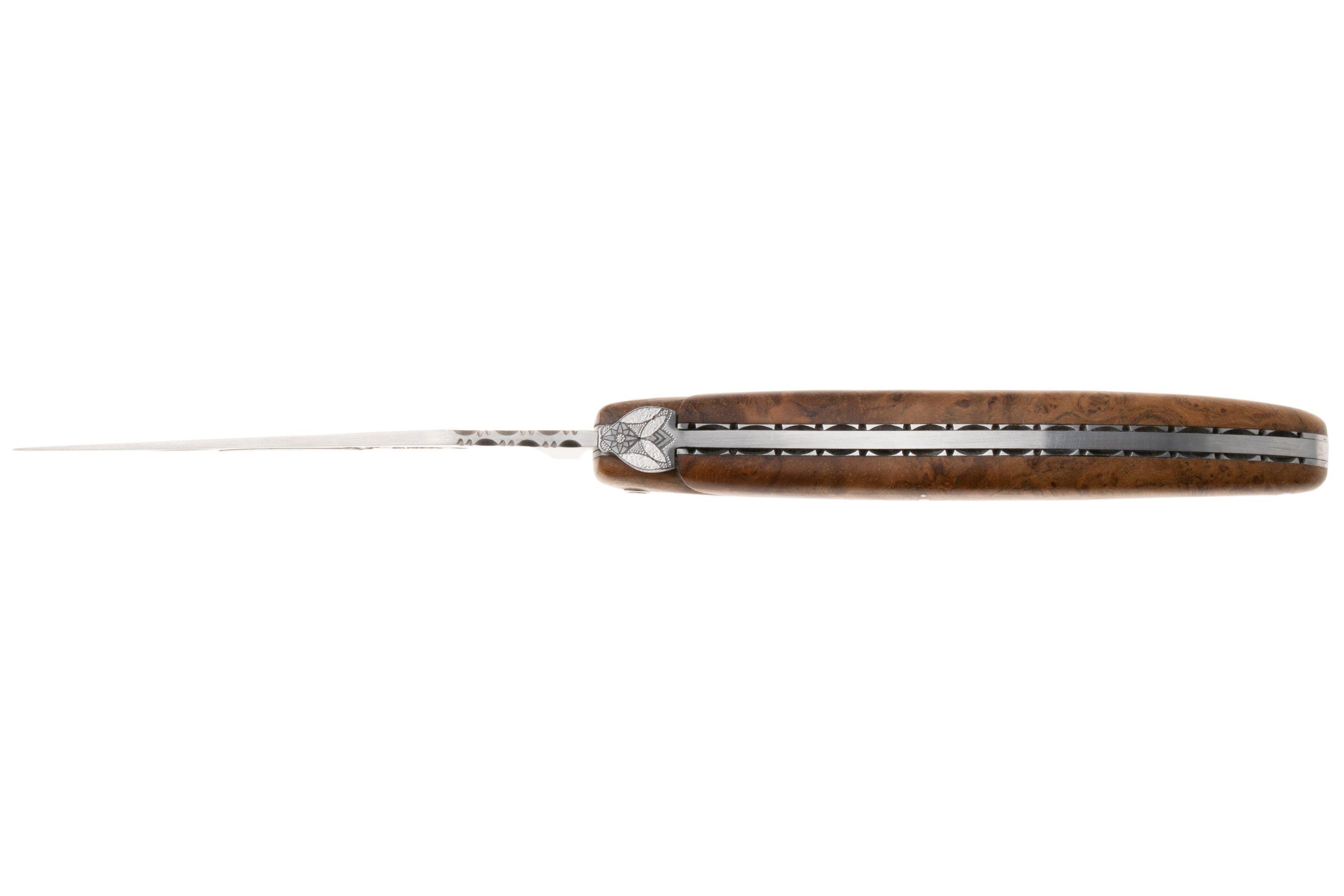 Laguiole en Aubrac Queen Bee, Full Handle, Teak Wood, pocket knife, 12 ...