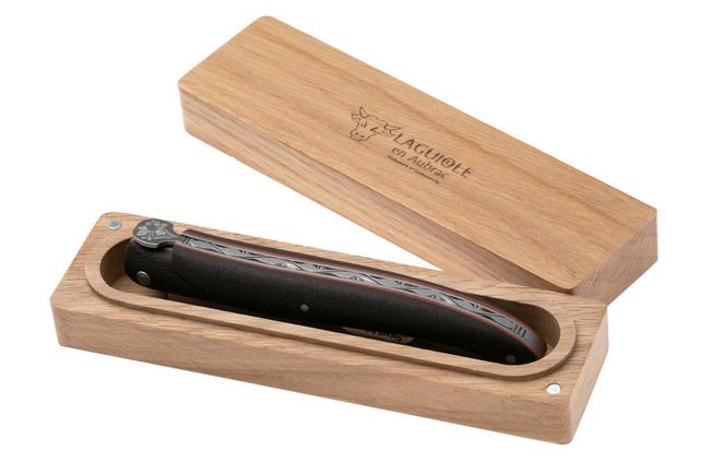 Afbeelding voor Laguiole en Aubrac Terre d'Aubrac, Daffodil Bee, Full Handle, Brushed Finish, zakmes, 12 cm