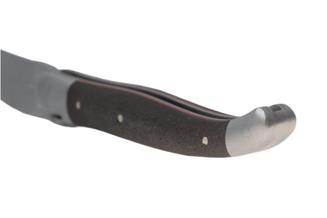 Afbeelding voor Laguiole en Aubrac Terre d'Aubrac, Double Stainless Steel Bolsters, Brushed Finish, zakmes, 12 cm