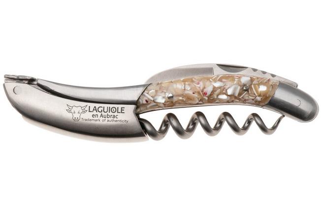 Afbeelding voor Laguiole en Aubrac Sommelier SOM12SIILSCQT Brushed Stainless Steel, Trocha Shell, sommeliersmes