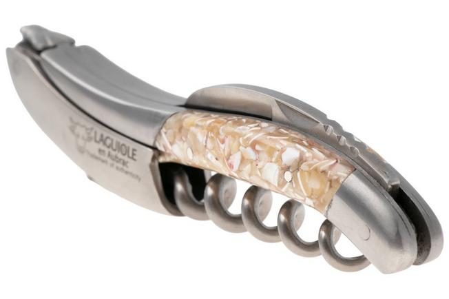 Afbeelding voor Laguiole en Aubrac Sommelier SOM12SIILSCQT Brushed Stainless Steel, Trocha Shell, sommeliersmes