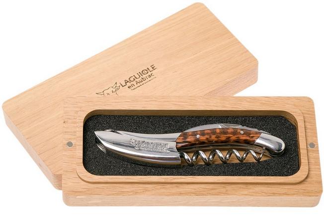 Laguiole en Aubrac 12 piece Cutlery Set Snakewood handle