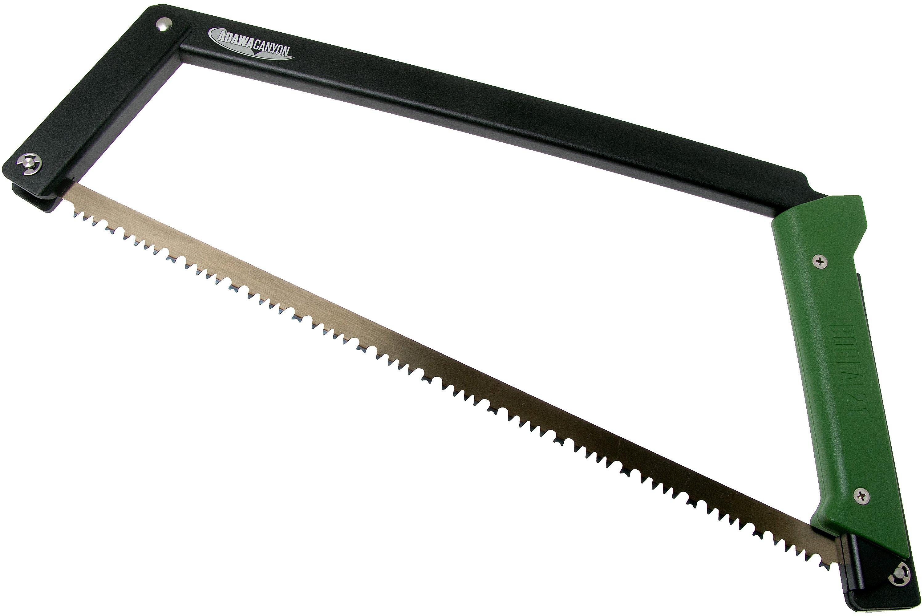 Agawa Canyon Boreal21 all-purpose foldable saw, green