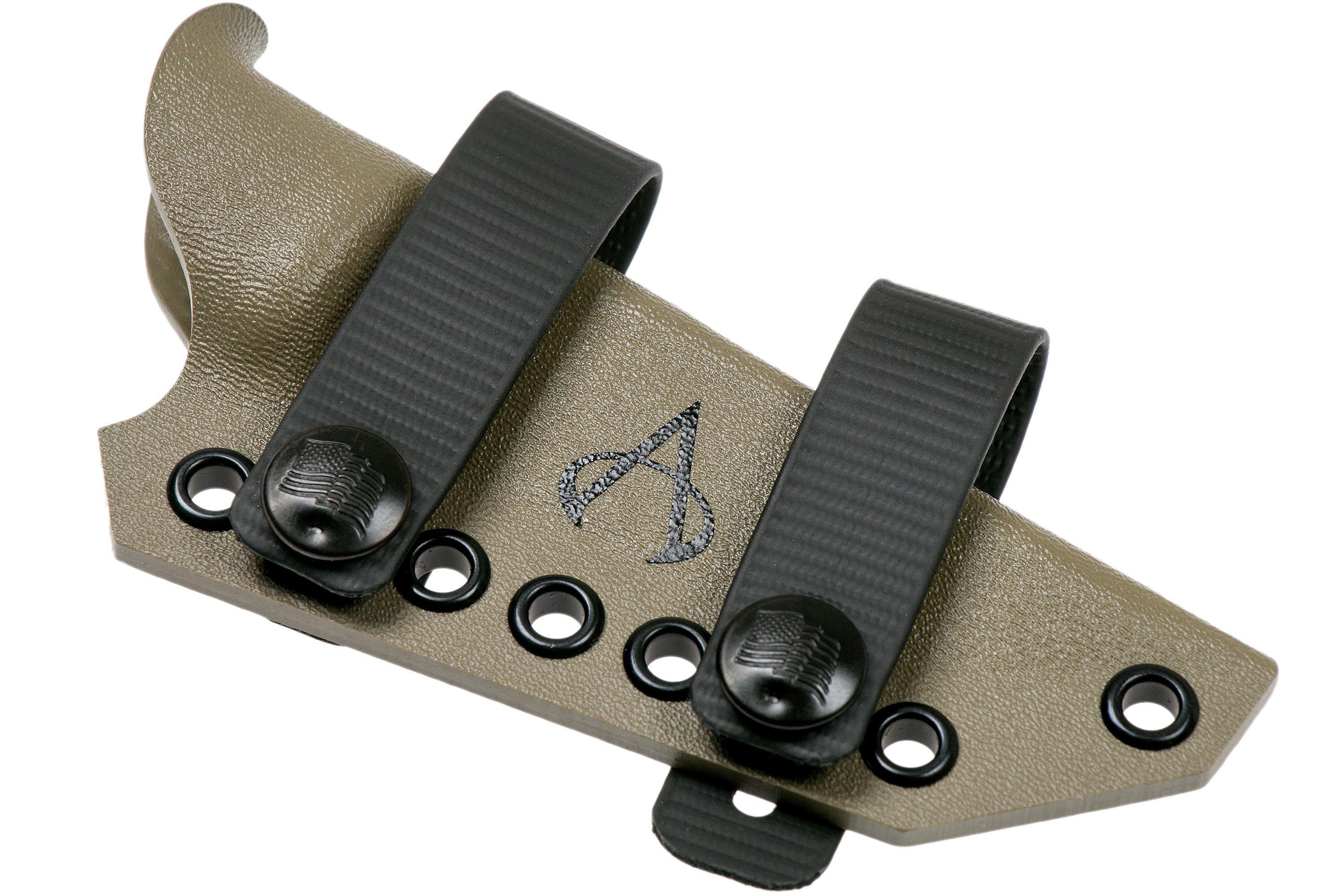 Armatus Carry Architect sheath for the Benchmade 200 Puukko, flat dark ...