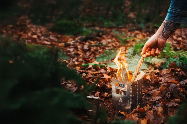 Image for Bushcraft Essentials Bushbox XL Kit, foldable stove