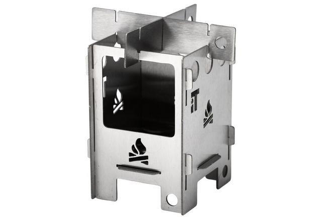 Afbeelding voor Bushcraft Essentials EDCBox BCE-034 Titanium, opvouwbare stove