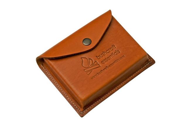 Bushcraft Essentials Leather Pouch Bushbox LF, fodero in pelle per il  Bushbox LF