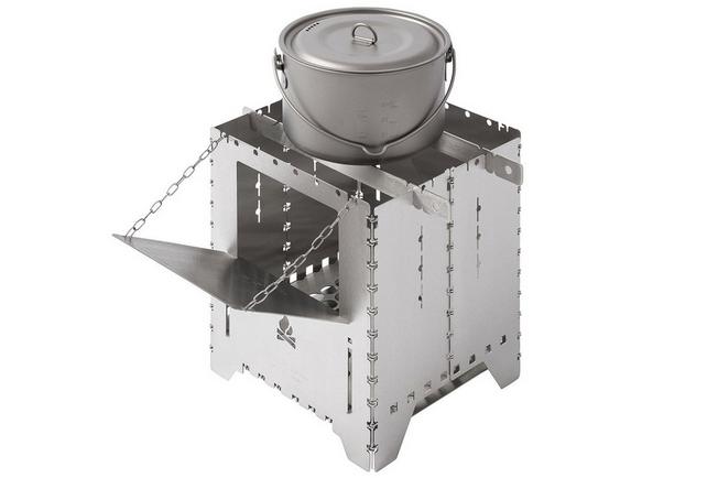 Afbeelding voor Bushcraft Essentials Bushbox XXL+, BCE-073 Wood Slide, houtaanvoer 