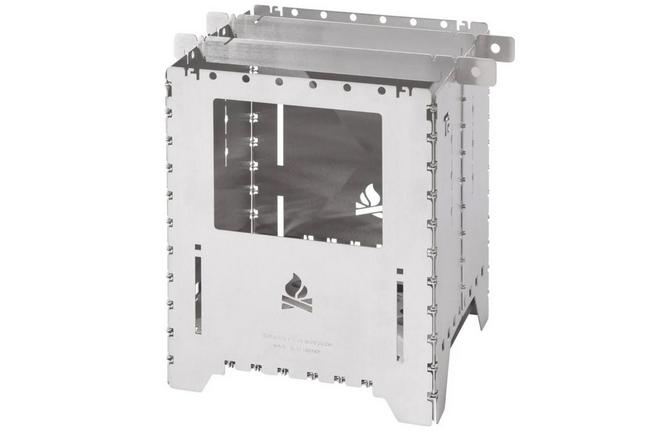 Afbeelding voor Bushcraft Essentials Bushbox XXL+ Titanium, opvouwbare stove