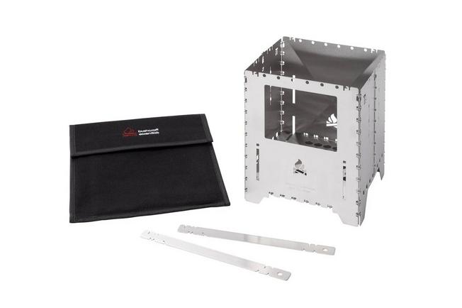 Afbeelding voor Bushcraft Essentials Bushbox XXL+ Titanium, opvouwbare stove