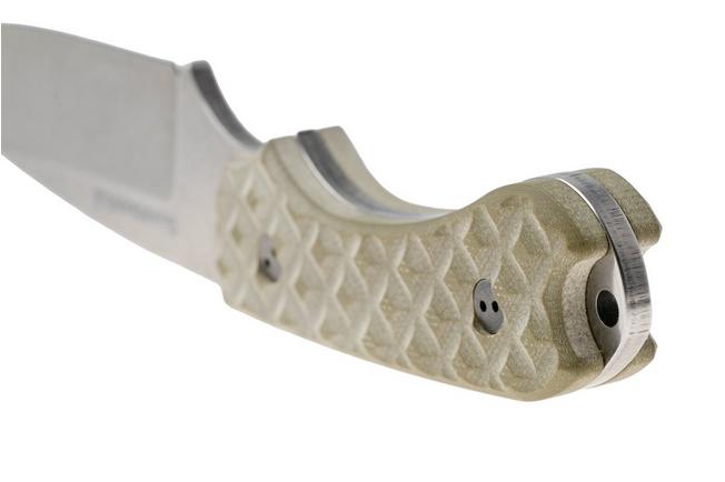 Obraz dla Nóż z głownią stałą Bradford Knives Guardian 3, 32S-002-MC MagnaCut Sabre, Stonewashed, Textured OD Green G10