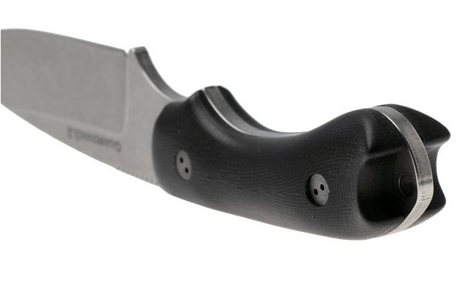 Bild für Bradford Knives Guardian 3, 32S-101-MC MagnaCut Sabre Stonewashed, 3D Black Micarta, feststehenes Messer