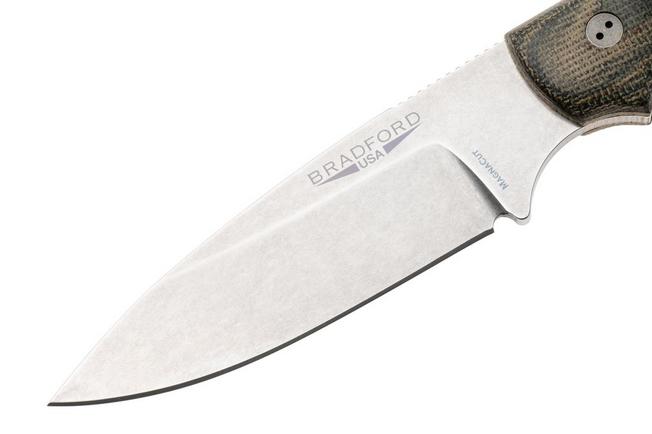 Bild für Bradford Knives Guardian 3, 32S-109-MC MagnaCut Sabre Stonewashed, 3D Camo Micarta, feststehendes Messer