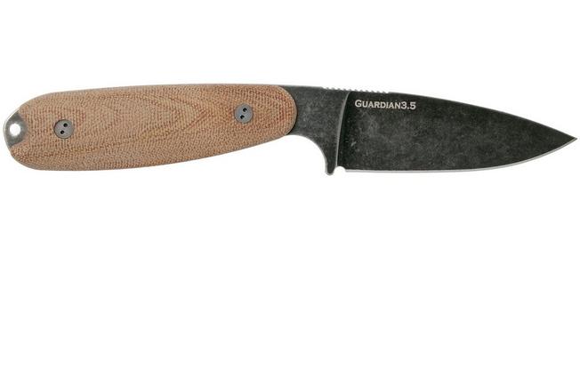 Imagen para Bradford Guardian 3.5, 3D Natural Micarta Guardian 3.5 M390, Full Flat Nimbus 35FH-104N-M390
