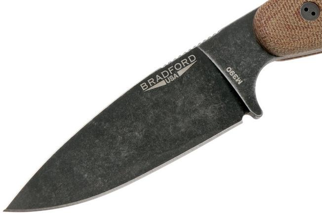 Imagen para Bradford Guardian 3.5, 3D Natural Micarta Guardian 3.5 M390, Full Flat Nimbus 35FH-104N-M390