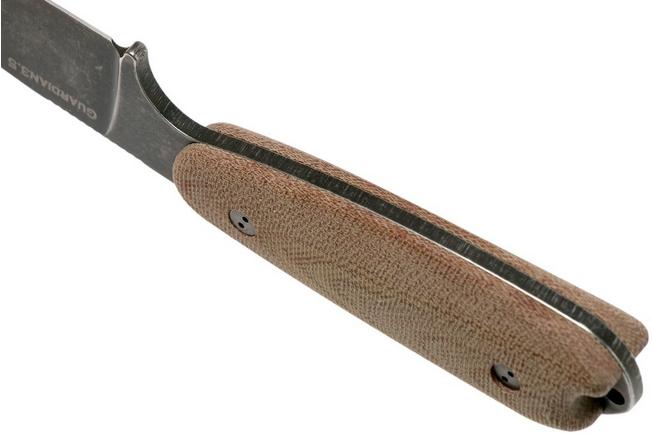 Imagen para Bradford Guardian 3.5, 3D Natural Micarta Guardian 3.5 M390, Full Flat Nimbus 35FH-104N-M390