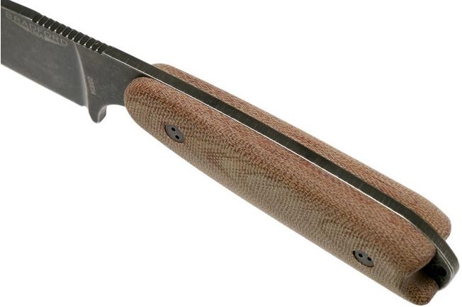 Imagen para Bradford Guardian 3.5, 3D Natural Micarta Guardian 3.5 M390, Full Flat Nimbus 35FH-104N-M390