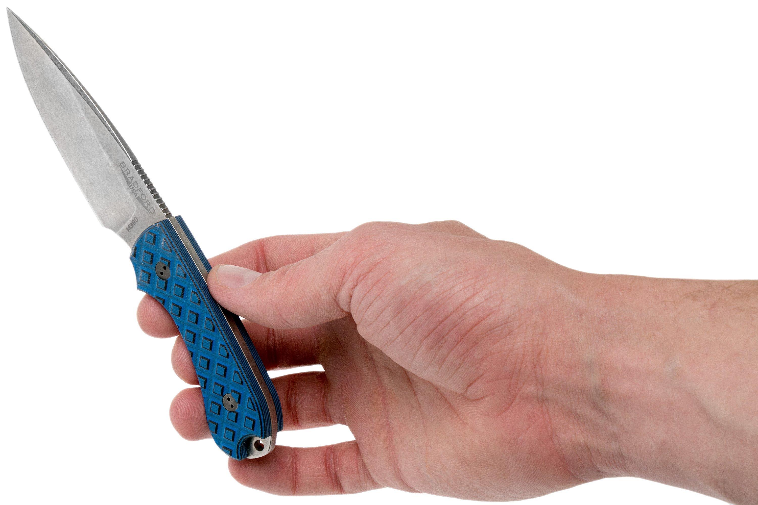 Bradford Guardian 3FE, Black Blue Guardian 3 M390, Sabre Stonewashed