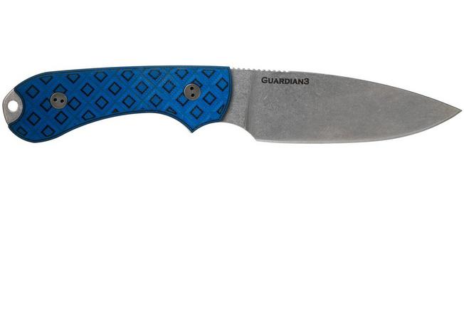 Image for Bradford Guardian 3, Black-Blue G10 Guardian 3 CPM 3V, Full Height Stonewashed 3FH-013-3V