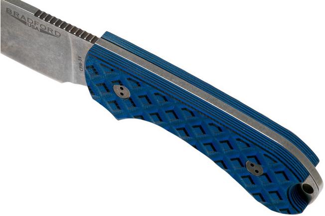 Image for Bradford Guardian 3, Black-Blue G10 Guardian 3 CPM 3V, Full Height Stonewashed 3FH-013-3V