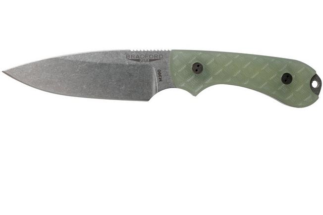 Bradford Knives Guardian3 Fixed Blade Knife 3.5 M390 Stonewashed