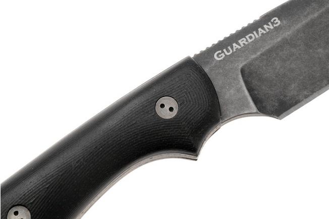 Bild für Bradford Guardian 3, 3D Schwarzes Micarta Guardian 3 M390, Sabre Nimbus 3S-101N
