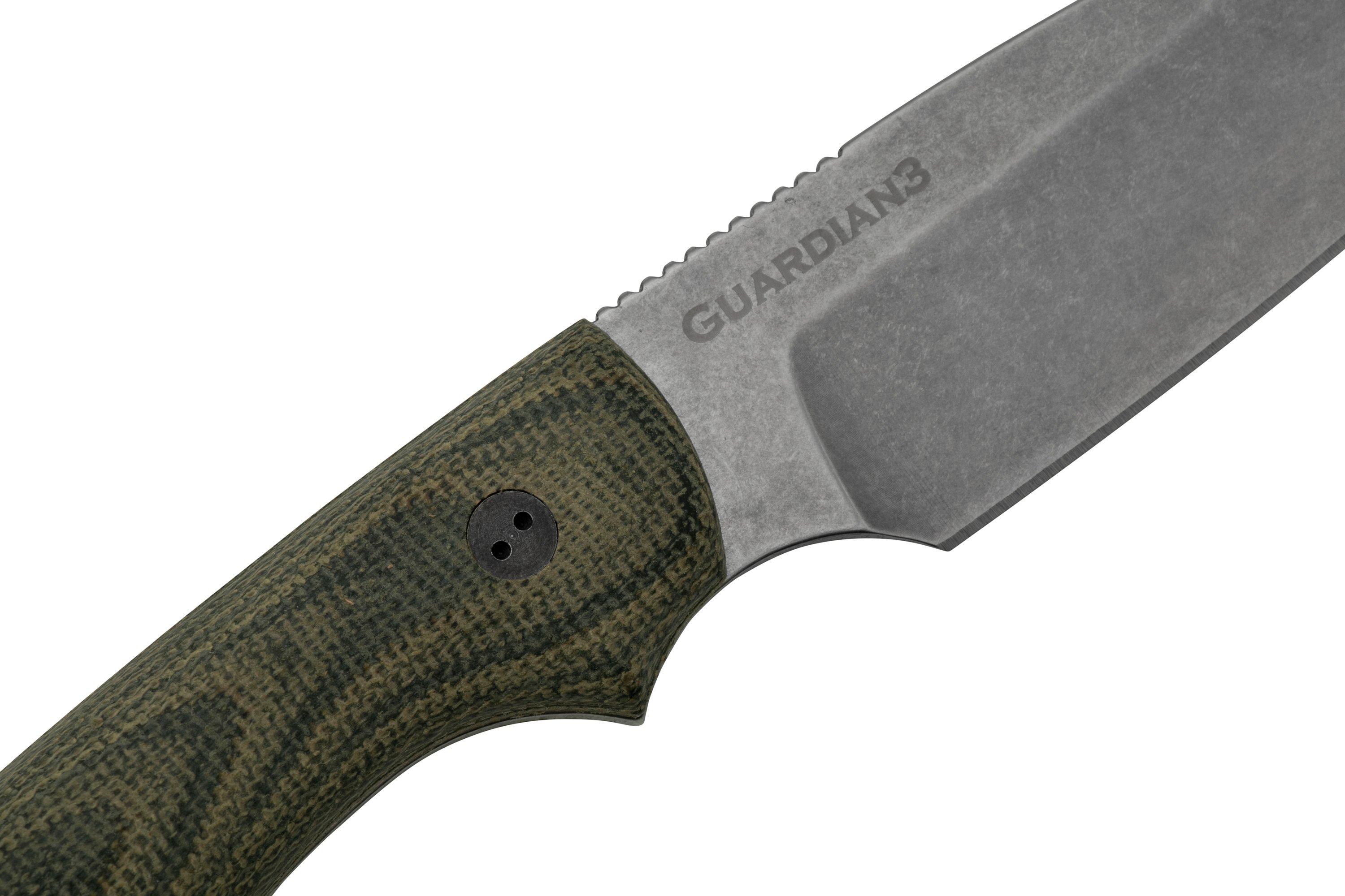 Bradford Knives Guardian 3, 3S109MC, 3D Camo Micarta, CPMMagnacut