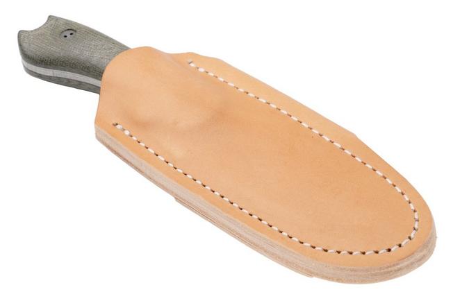 Afbeelding voor Bradford Knives Guardian 3.2 MagnaCut False Edge, Stonewashed Finish, OD Green Micarta, vaststaand mes